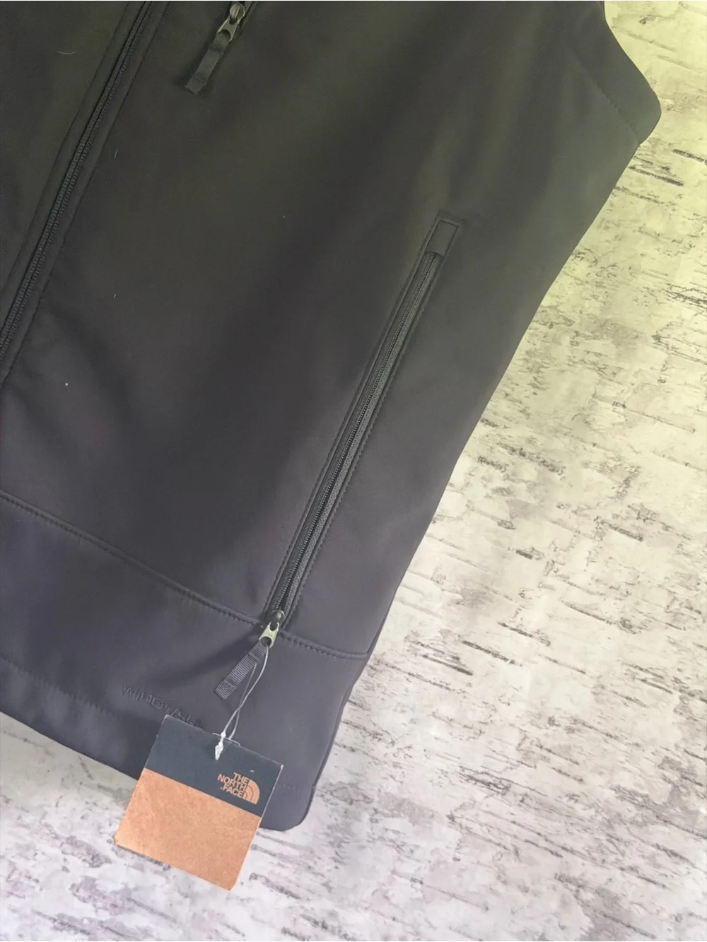 The North Face Men’s Black Softshell Vest with Logo